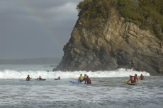 Surfing at Newquay