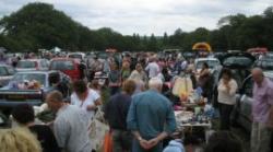 Sussex Surrey Border Car Boot Sale, Rusper, Sussex