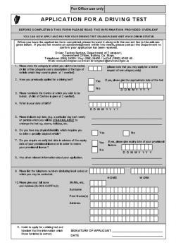 Driving Tests and Speed Limit introduced