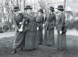 Britains 1st policewoman goes on duty